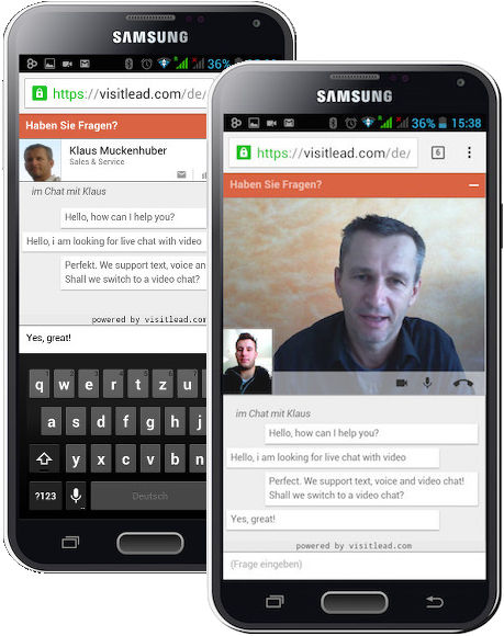 Live Chat for mobile devices